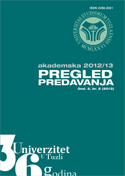 Pregled predavanja