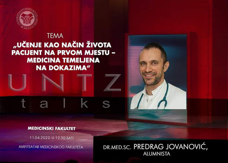 Univerzitet u Tuzli - UNTZ TALKS - Medicinski fakultet