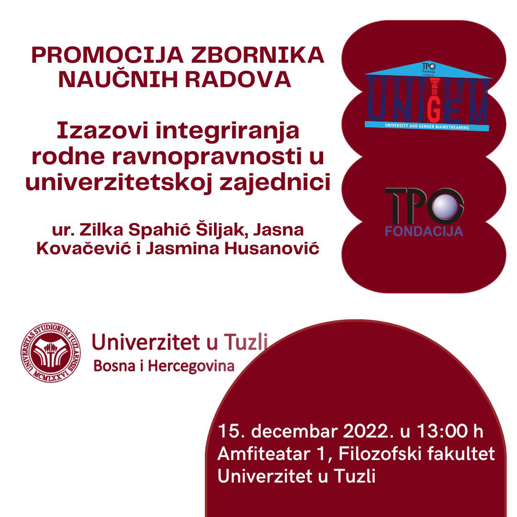 Univerzitet u Tuzli - UNIGEM - Promocija zbornika naučnih radova