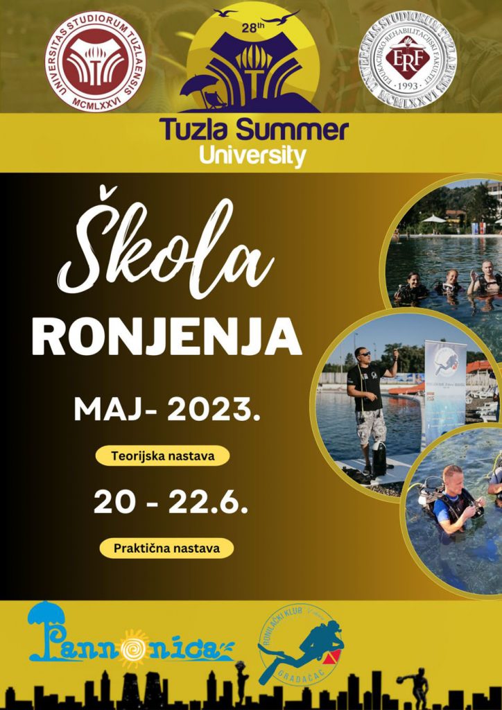 Univerzitet u Tuzli - LJUT 2023 - Škola ronjenja