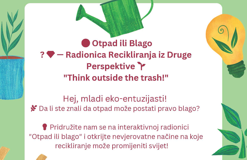 LJUT 2024 - RGGF - Radionica "Otpad ili blago"