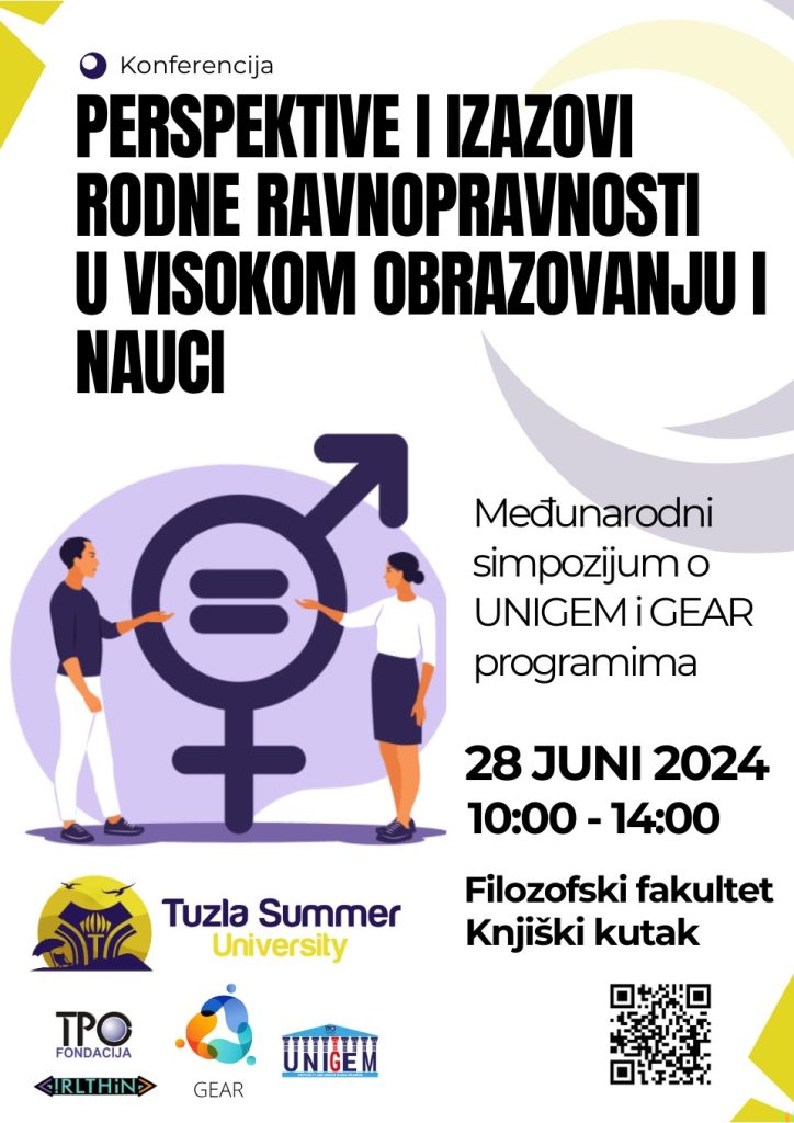 LJUT 2024 - Poziv na konferenciju "Perspektive i izazovi rodne ravnopravnosti u visokom obrazovanju i nauci"